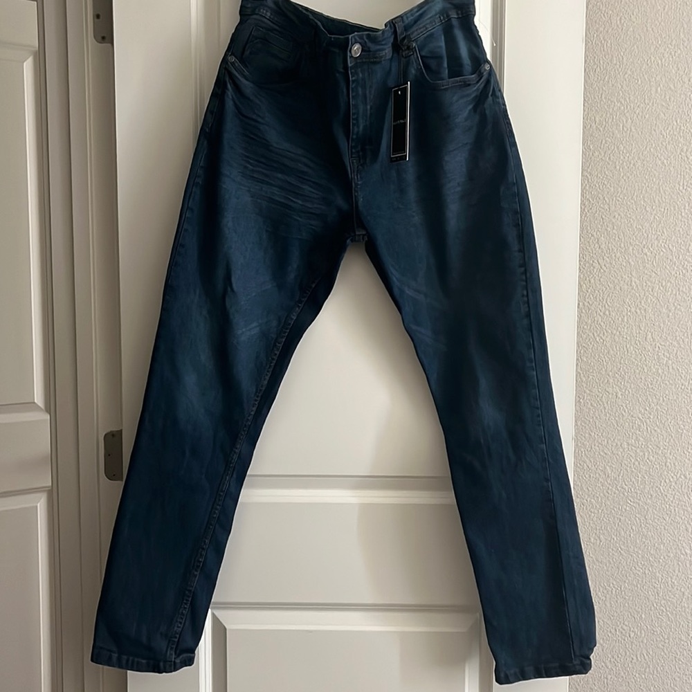 Brand new ABSTRACT ONE mens denim jeans size  38 W 32L